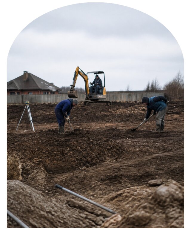 Геопластика и формирование рельефа участка в Великом Новгороде