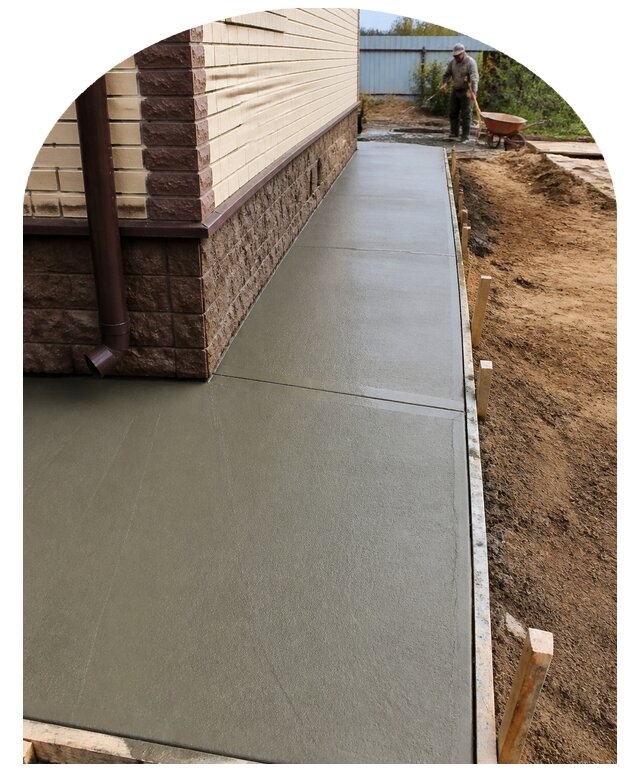 Устройство отмостки в Великом Новгороде по цене от 4604 р. | Метпроект-Влк